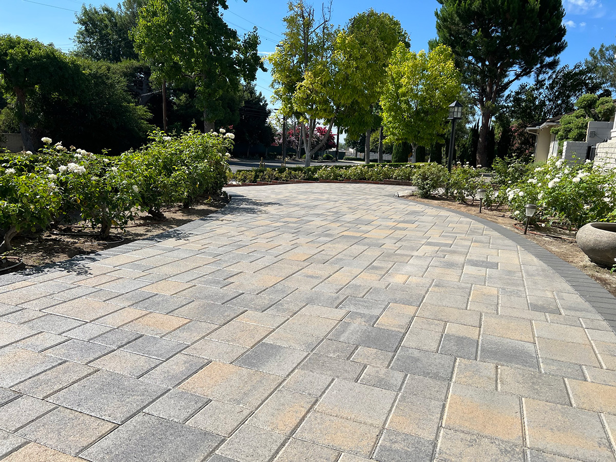 Driveway Pavers Project in Simi Valley, CA